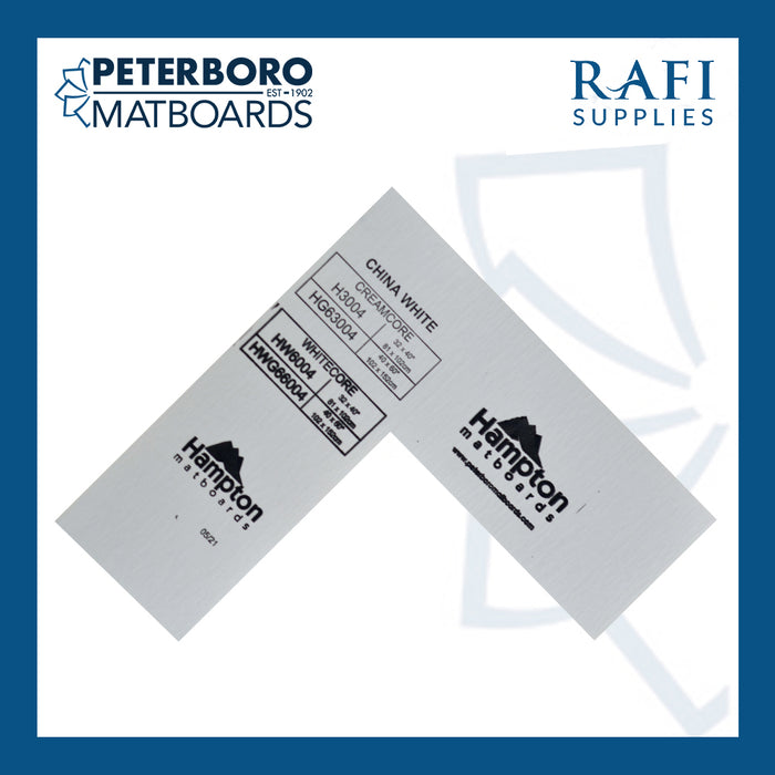 Peterboro Matboards - CHINA WHITE