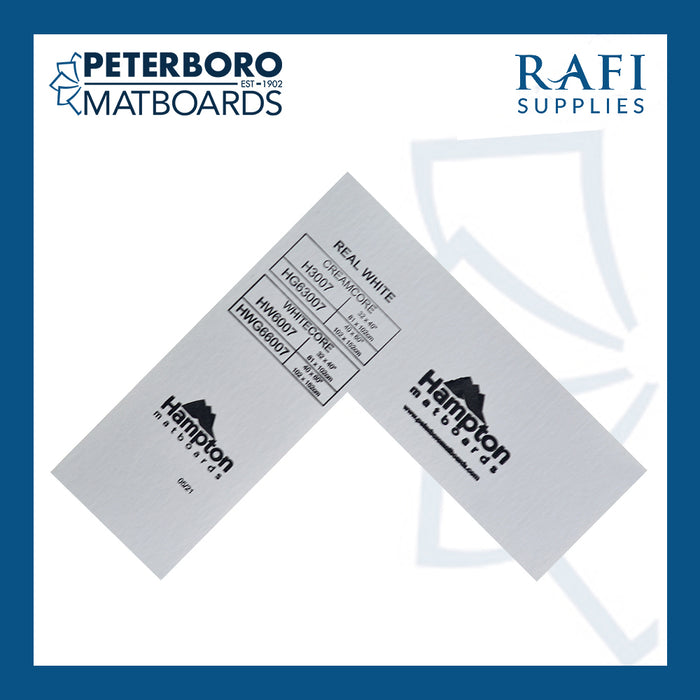 Peterboro Matboards - REAL WHITE