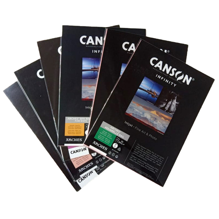 CANSON® INFINITY 2 Sheets Sample Packs