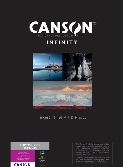 CANSON® INFINITY PHOTOGLOSS PREMIUM RC 270 GSM - GLOSS