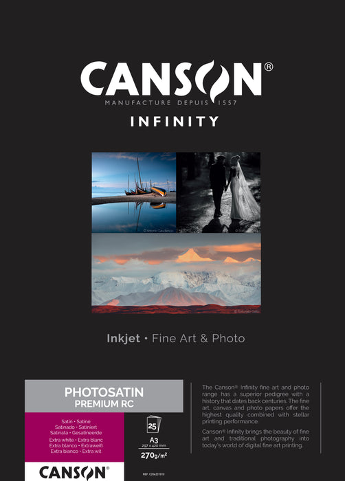 CANSON® INFINITY PHOTOSATIN PREMIUM RC 270 GSM - SATIN