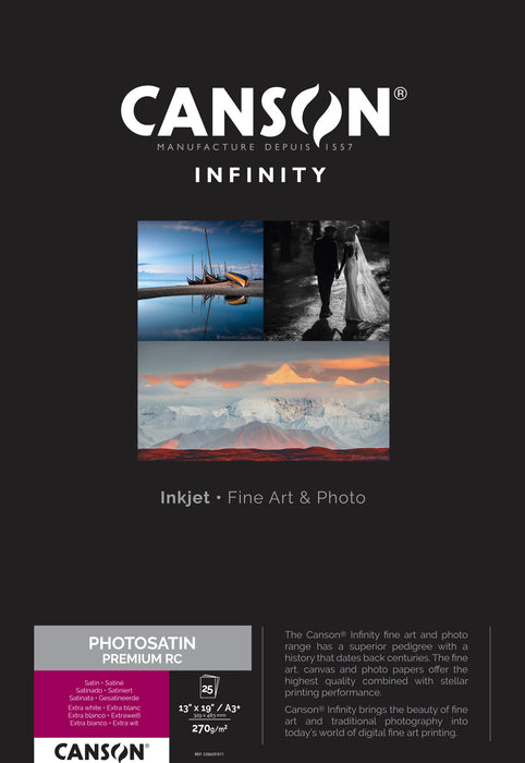 CANSON® INFINITY PHOTOSATIN PREMIUM RC 270 GSM - SATIN