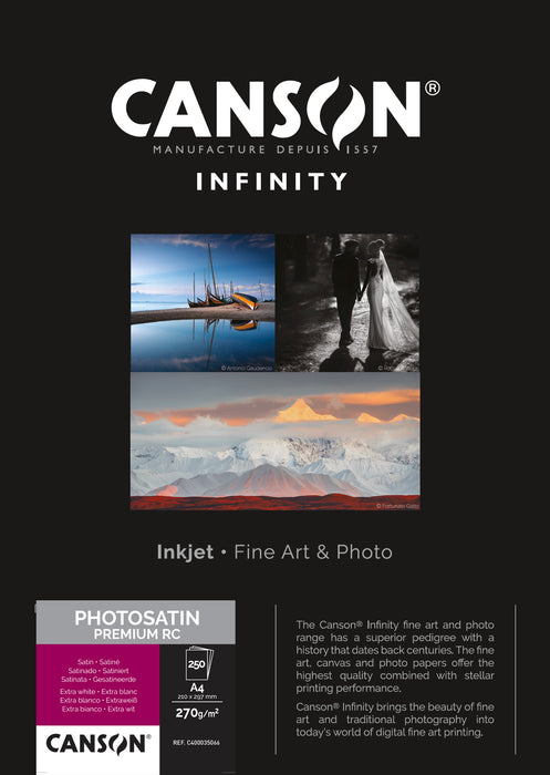 CANSON® INFINITY PHOTOSATIN PREMIUM RC 270 GSM - SATIN