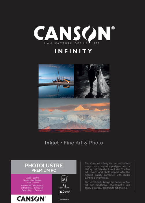 CANSON® INFINITY PHOTO LUSTRE PREMIUM RC 310 GSM - LUSTRE