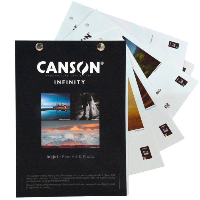 CANSON® INFINITY - Sample Book - A5  & 5x11cm - Inkjet • FineArt & Photo